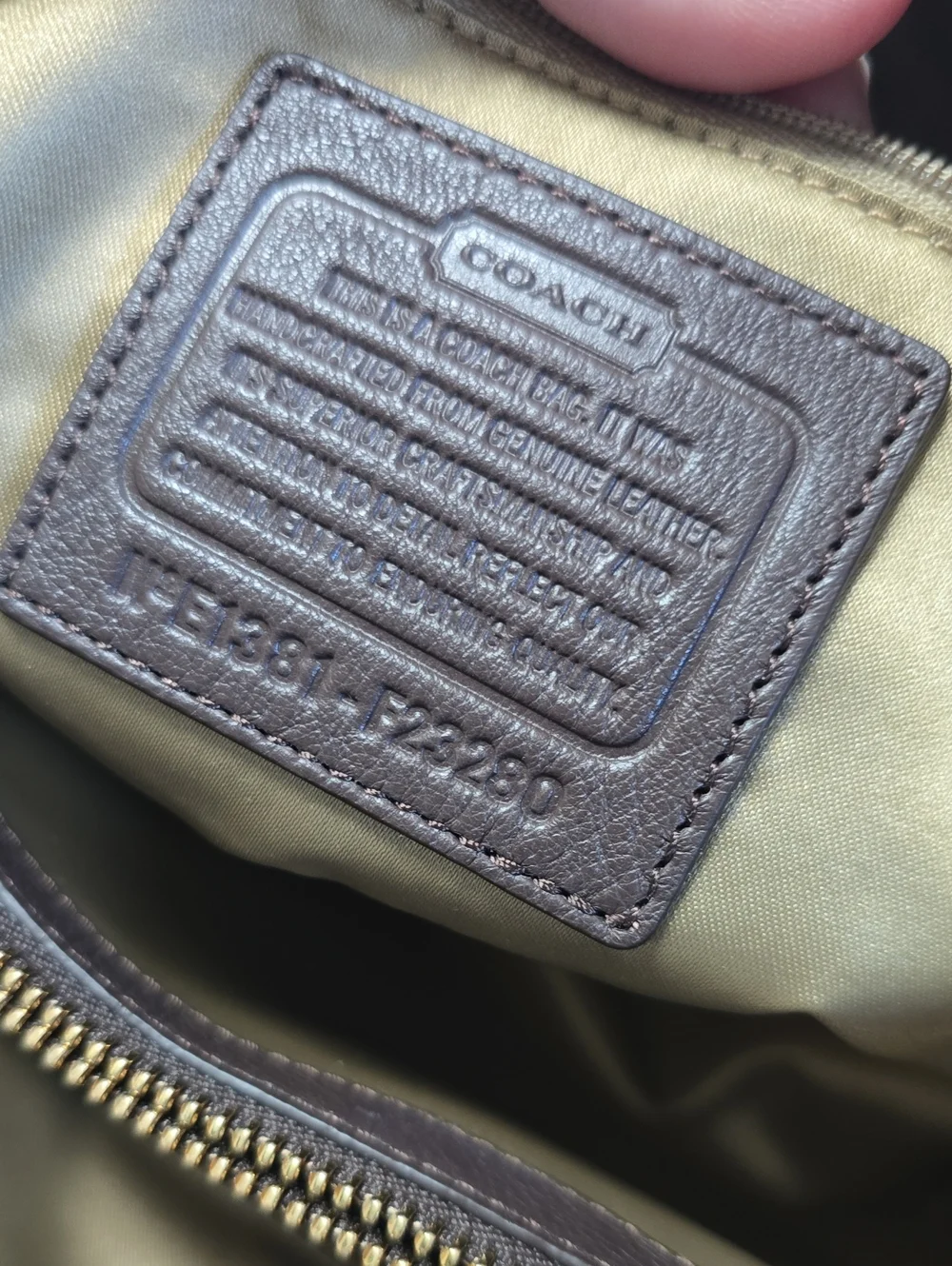Coach elegant brown